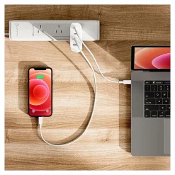 Rapid Power USB Charging Kit/Bundle for Tablet/Cellular Phone/Notebook, White (WCG4X100)<ALOGIC Online