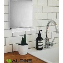 Centerpull Paper Towel Dispenser, Stainless Steel, 2/Pack (480-2PK)<Alpine Industries Outlet