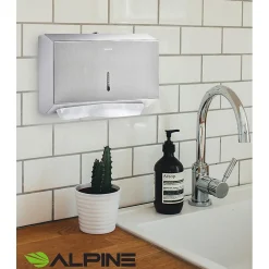Centerpull Paper Towel Dispenser, Stainless Steel, 2/Pack (481S-2PK)<Alpine Industries Best