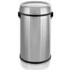 Commercial Trash Can with Swing Lid, Stainless Steel, 17 Gallon (470-65L-1)<Alpine Industries Sale