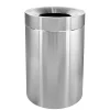 Commercial Indoor Trash Can, 50 Gallon, Stainless Steel (475-50)<Alpine Industries Clearance