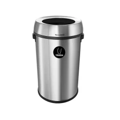 Dual-Stream Recycling Station, 34-Gallon, Stainless Steel (ALP470-65L-CO-T)<Alpine Industries New