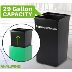 29-Gallon Indoor Compost Bin, Green (ALP4450-KIT-GRN-M-COM)<Alpine Industries Hot