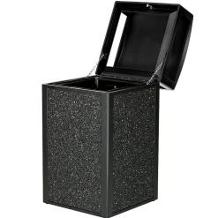 GS Series Steel Trash Can & Recycling Bin Combo, 80 Gallon, Gray/Green (ALP471-40-GYGC-MK)<Alpine Industries Outlet