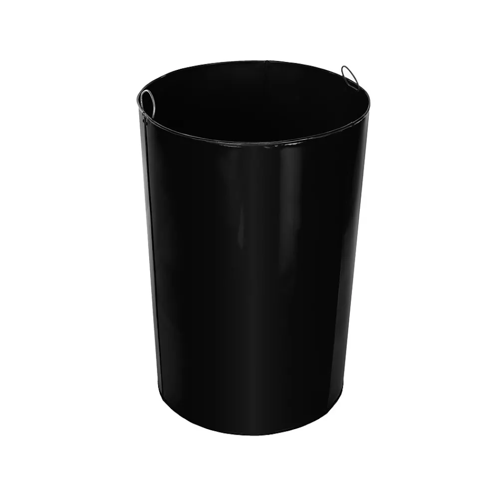 Metal Commercial Outdoor Recycling Receptacle, 38-Gallon, Black/Blue (479-38-BLU)<Alpine Industries Sale