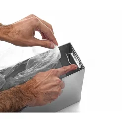 Metal Indoor Trash Can, 12 Gallon, Stainless Steel (493)<Alpine Industries Best