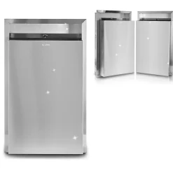 Metal Indoor Trash Can, 12 Gallon, Stainless Steel (493)<Alpine Industries Best