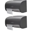 Side-by-Side Double Roll Toilet Tissue Dispenser, Gray, 2/Pack (452-GRY-2PK)<Alpine Industries Online