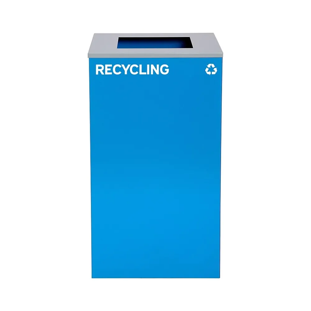 Single-Stream Recycling Station, 29 Gallon, Blue (4450-BLU-S-RE)<Alpine Industries New