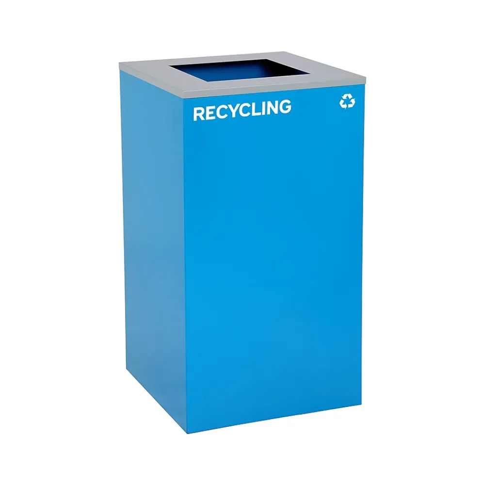 Single-Stream Recycling Station, 29 Gallon, Blue (4450-BLU-S-RE)<Alpine Industries New