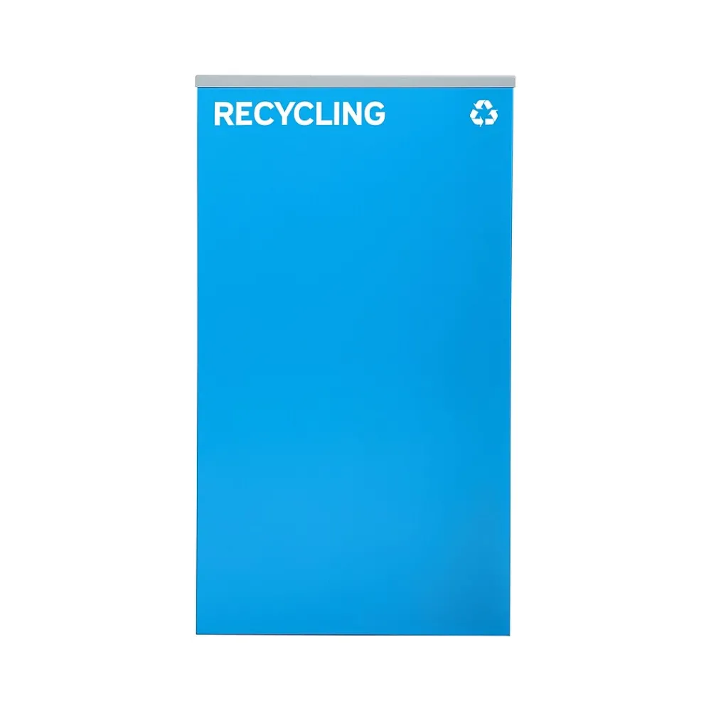 Single-Stream Recycling Station, 29 Gallon, Blue (4450-BLU-S-RE)<Alpine Industries New