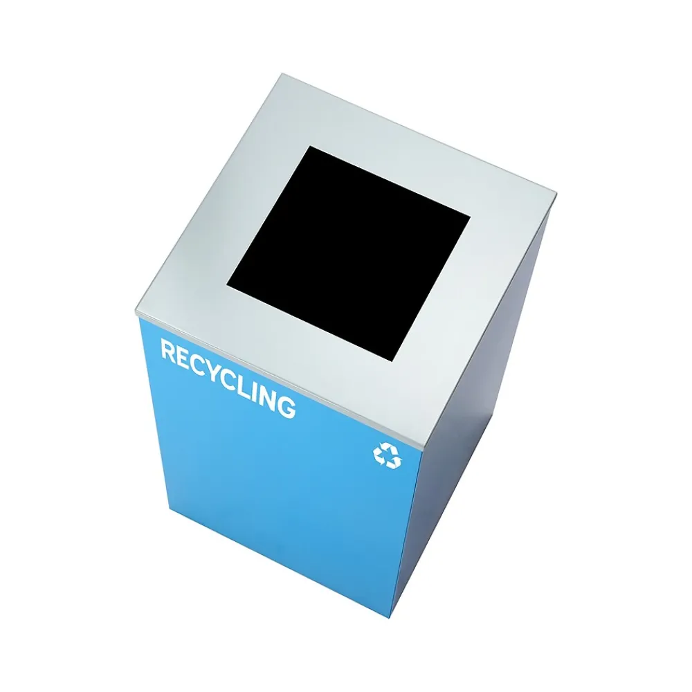 Single-Stream Recycling Station, 29 Gallon, Blue (4450-BLU-S-RE)<Alpine Industries New