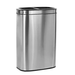 Stainless Steel Indoor Trash Can, 10.5 Gallon, Silver (470-R-40L)<Alpine Industries Discount