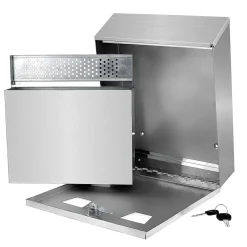 Stainless Steel Outdoor Cigarette Receptacle (490-01-SS)<Alpine Industries Outlet