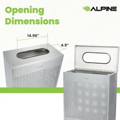 Stainless Steel Trash Can, 23 Gallon, Silver (ALP438-23-SS-MK)<Alpine Industries Sale