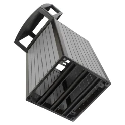 Steel Outdoor Trash Can with Dome Lid, 40 Gallon, (ALP471-40-WD-GRY)<Alpine Industries Discount