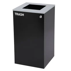 Steel Trash Can with Lid, 29-Gallon, Black (ALP4450-KIT-BLK-S-TR)<Alpine Industries Discount