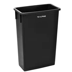 Trash Can, 23 Gallon, Black, Commercial, 3/Pack (477-BLK-3PK)<Alpine Industries Best