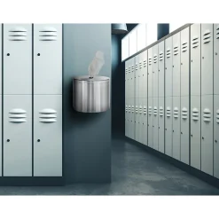 Universal Wall Mounted Wet Wipe Dispenser, Stainless Steel (4777-W)<Alpine Industries