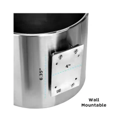Universal Wall Mounted Wet Wipe Dispenser, Stainless Steel (4777-W)<Alpine Industries