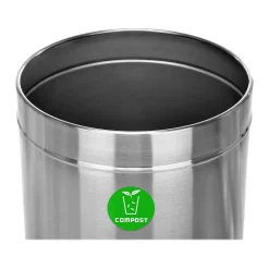 Alpine Stainless Steel Compost Bin, 27 Gallon (ALP475-27-CO)<Alpine Industries