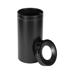 Alpine Stainless Steel Trash Can, 27-Gallon, Matte Black (ALP475-27-BLK)<Alpine Industries New