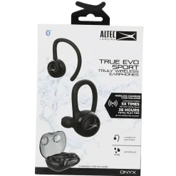 Altec True Evo Sport Truly Wireless Bluetooth Earphones, Black (MZX758-BLK)<Altec Lansing