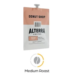Alterra Donut Shop Blend Coffee Flavia Freshpack, Medium Roast, 100/Carton (MDRA200)