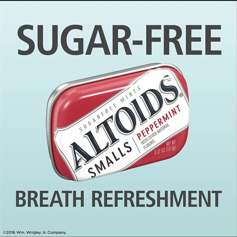 Altoids Smalls Sugar Free Peppermint Mints, 3.33 oz., 9/Pack (209-00486)