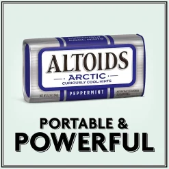 Altoids Sugar Free Peppermint Mints, 9.6 oz., 8 Pieces/Pack, 8/Box (209-00488)