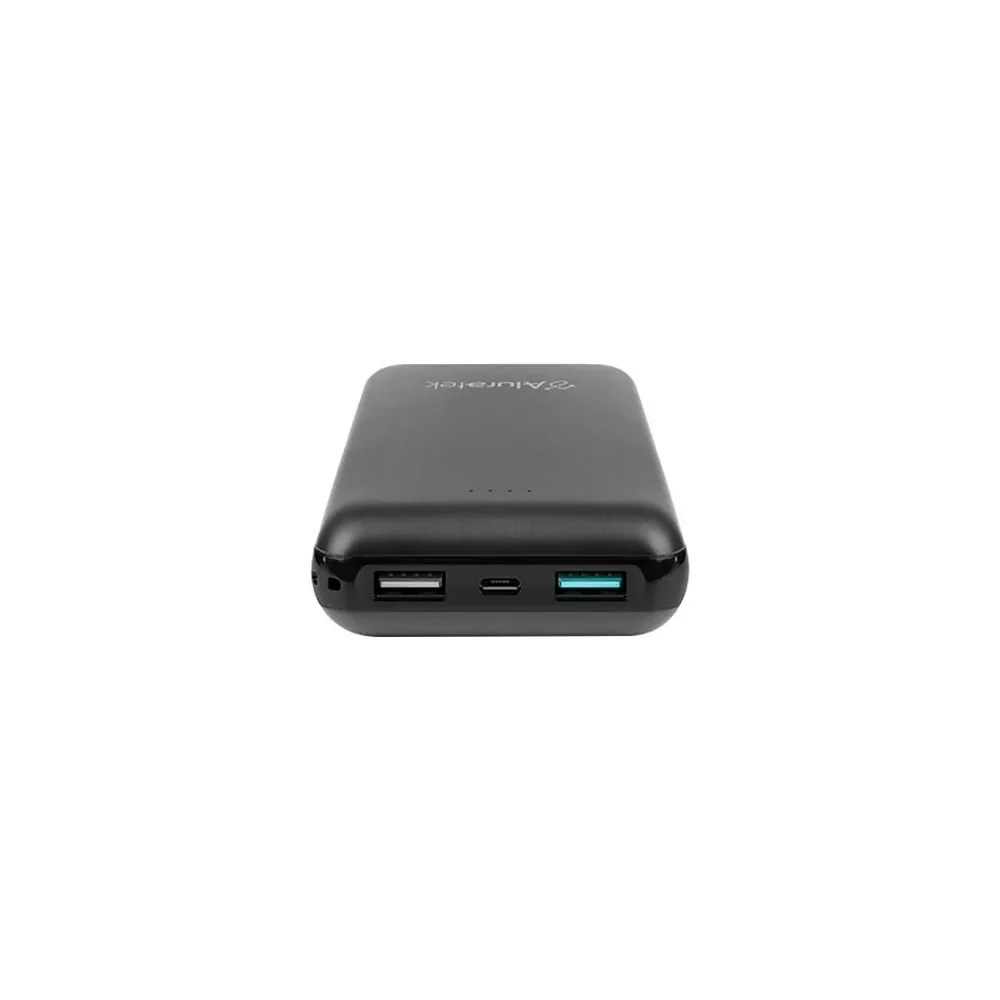 USB Power Bank for Most Smartphones, 20000mAh, Black (ASPB20KF)<Aluratek Outlet