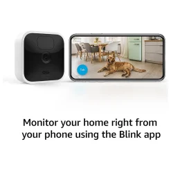 Blink Amazon Wireless Indoor Security Camera, Three Camera Kit, White/Black (B07X5FCW3X)