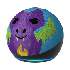 Amazon Echo Dot (5th Gen) Kids Bluetooth, Wi-Fi Wireless Smart Speaker, Dragon (B09B96PMLY)