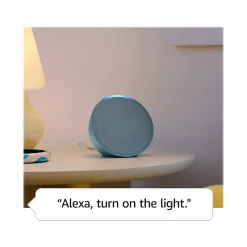 Amazon Echo Pop Bluetooth/Wi-Fi Wireless Smart Speaker with Alexa, Midnight Teal (53-031158)