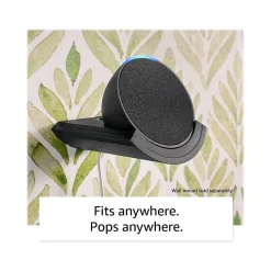 Amazon Echo Pop Bluetooth/Wi-Fi Wireless Smart Speaker with Alexa, Charcoal (53-030793)