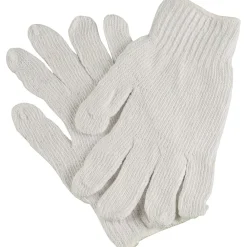 Ambitex Work Gloves Cotton Polyester Blend, Small, White, 12/Bag