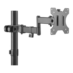 Sale Amer Adjustable Full-Motion Pole Mount Monitor Arm, Up to 32
