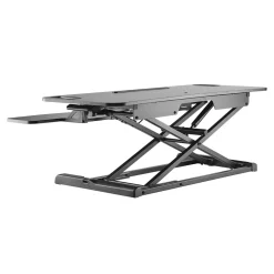 Mounts EZRiser36 Height Adjustable Sit/Stand Desk Computer Riser, Black<Amer Sale