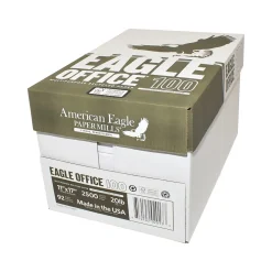 Multipurpose Paper*American Eagle Office 100% Recycled 11" x 17" Multipurpose Paper, 20 lbs., 92 Brightness, White, 500/Ream, 5 Reams/Carton