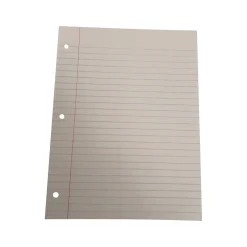 Filler Paper|American Paper Wide Ruled Filler Paper, 8.5" x 11", 3-Hole Punched, 500 Sheets/Pack (130P-20)