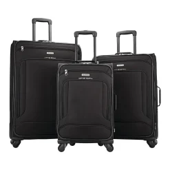 Pop Max 3-Piece Spinner Luggage Set, Black (115358-1041)<American Tourister Best