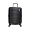 Stratum 2.0 22" Hardside Carry-On Suitcase, 4-Wheeled Spinner, Jet Black (142348-1465)<American Tourister New