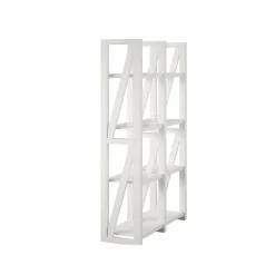 Bookcases*Ameriwood Crestwood 60"H 8-Shelf Bookcase, White (4465013COM)