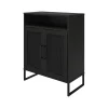 Storage Cabinets*Ameriwood Purdue 30" Storage Cabinet with 3 Shelves, Black Oak (3558335COM)
