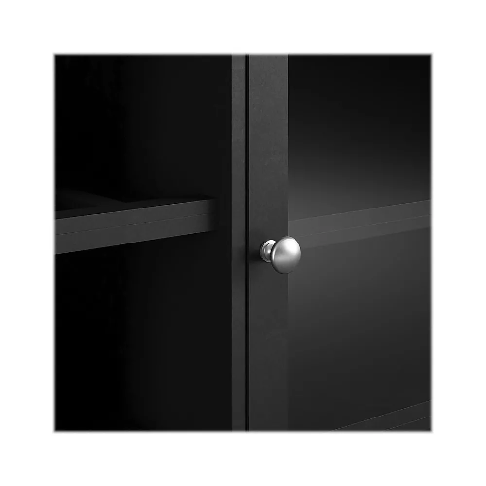 Storage Cabinets*Ameriwood Tuxedo 34.9" Bar Cabinet with 7 Shelves, Black (3969872COM)