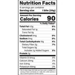 AMG Snacks Gluten Free Espresso Energy Bar, 6 Bars/Box (344-00001)