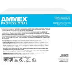 Professional VPF Powder Free Vinyl Exam Gloves, Latex Free, Clear, Medium, 100/Box, 10 Boxes/Carton (VPF64100-CC)<Ammex Sale