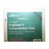 Classroom Paper*Ampad ® Computation Pad, Quad Ruled, 11" x 8 1/2", Green (42-142)