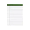 Notepads|Ampad Earthwise Notepads, 8.5" x 11.75", Wide, White, 50 Sheets/Pad, 4 Pads/Pack (TOP 40102R)