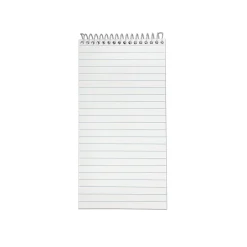 Notepads|Ampad Earthwise Reporter's Notepads, 4" x 8", Gregg Ruled, White, 70 Sheets/Pad, 12 Pads/Pack (TOP25-280R)